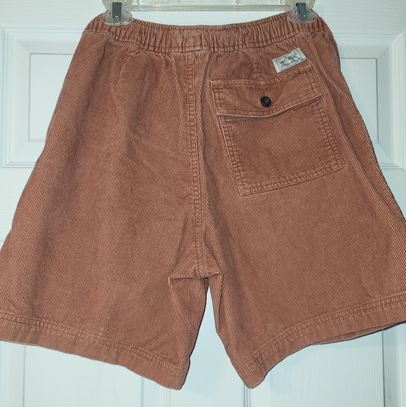Eddie Bauer Men's Faultline Corduroy Shorts Size Medium Built In Belt Cocoa - Picture 2 of 8